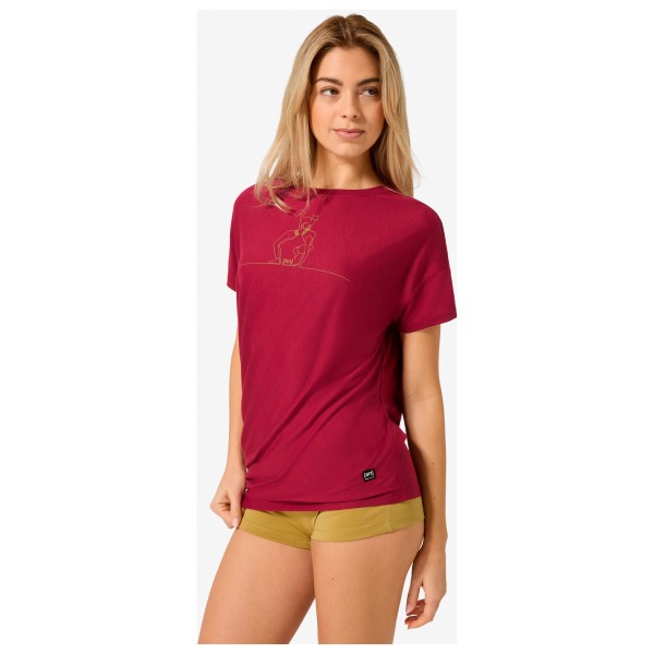 super.natural - Women's Cat Yoga Loose Tee - Haut en mérinos