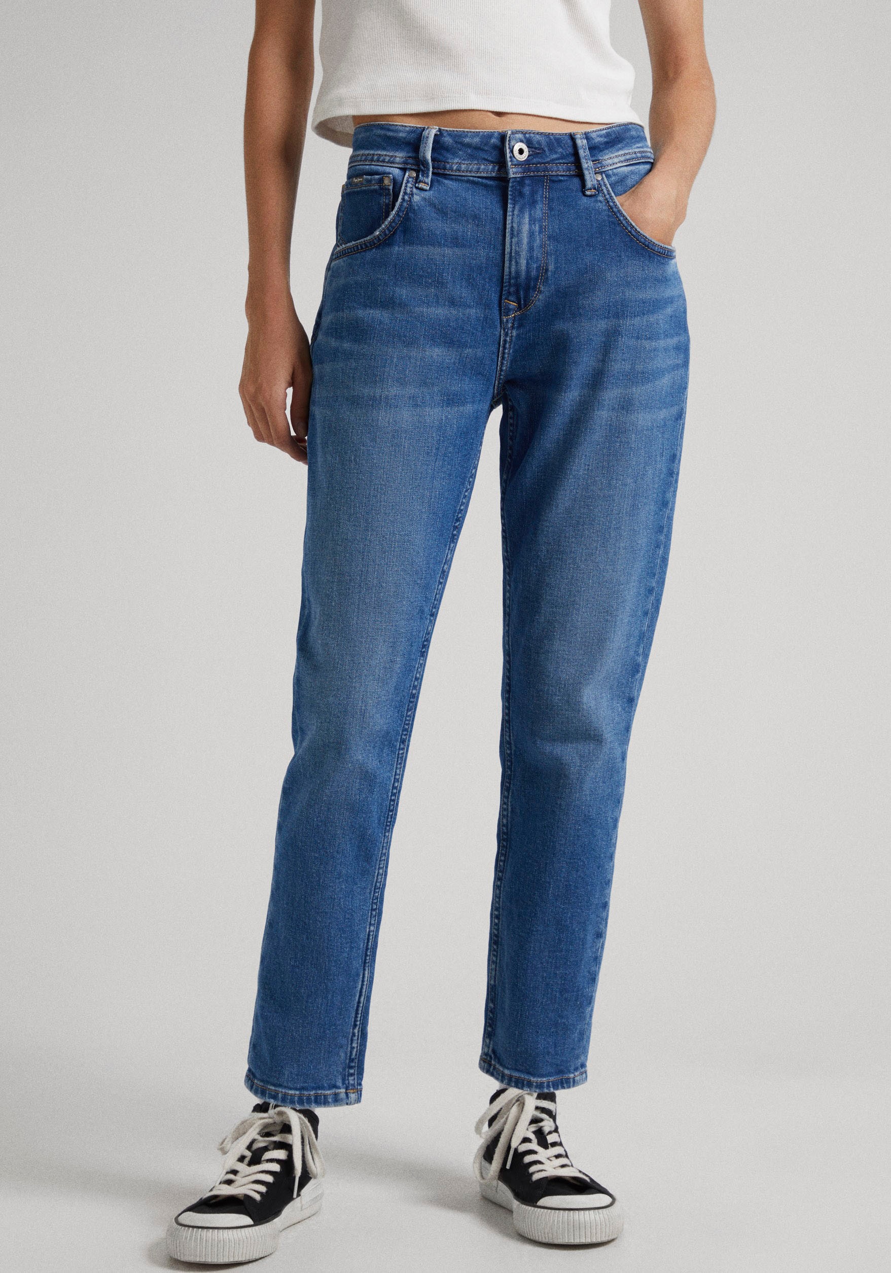 Pepe Jeans Boyfriend-Jeans »VIOLET« im lässigen Boyfriend-Style