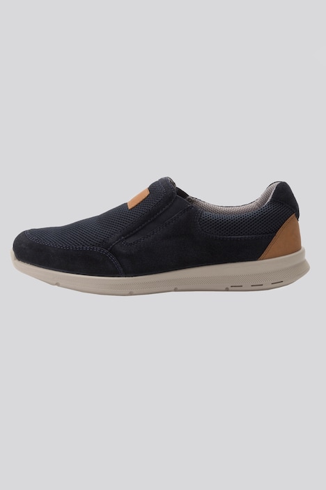 Slipper, Jomos, Leder-Mesh-Mix, bis Gr. 50