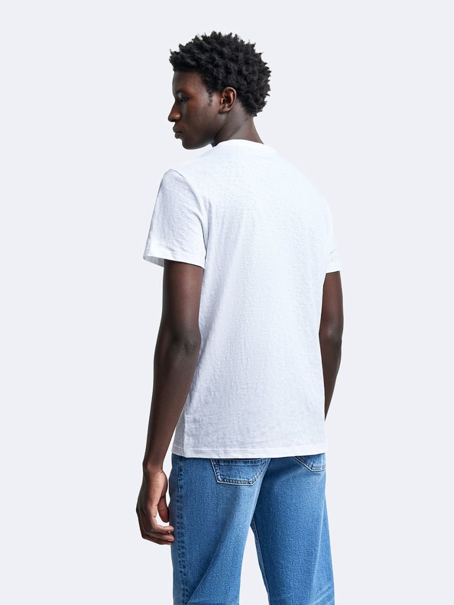 Tee-shirt col rond à message
