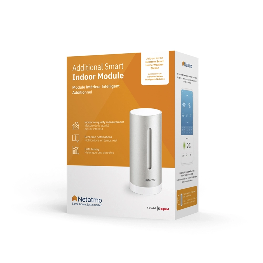 Netatmo zusätzliches Smartes Innenmodul silber