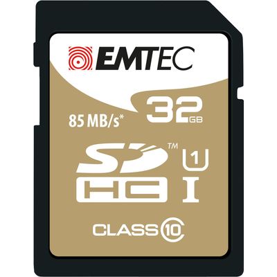 Emtec Elite Gold - carte mémoire 32 Go - Class 10 - SDHC UHS-I U1
