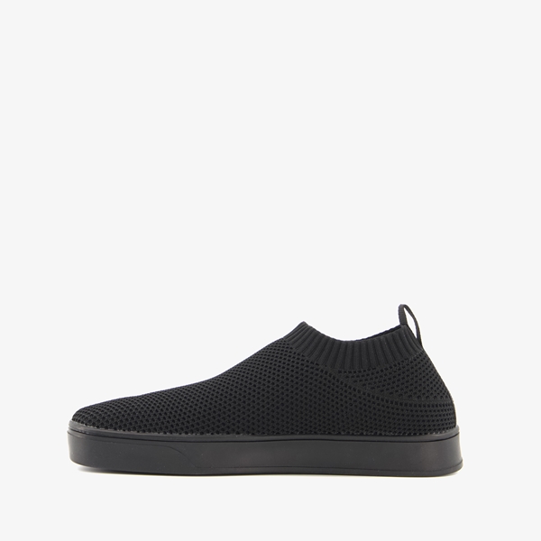 Hush Puppies lage dames sok sneakers zwart