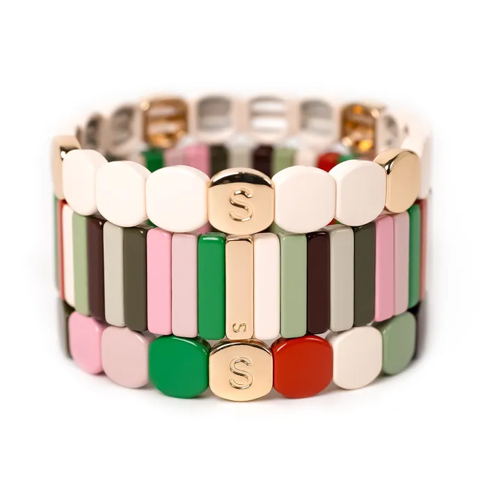 Simone à Bordeaux Bracelet Trio Sab x Smallable | Rouge