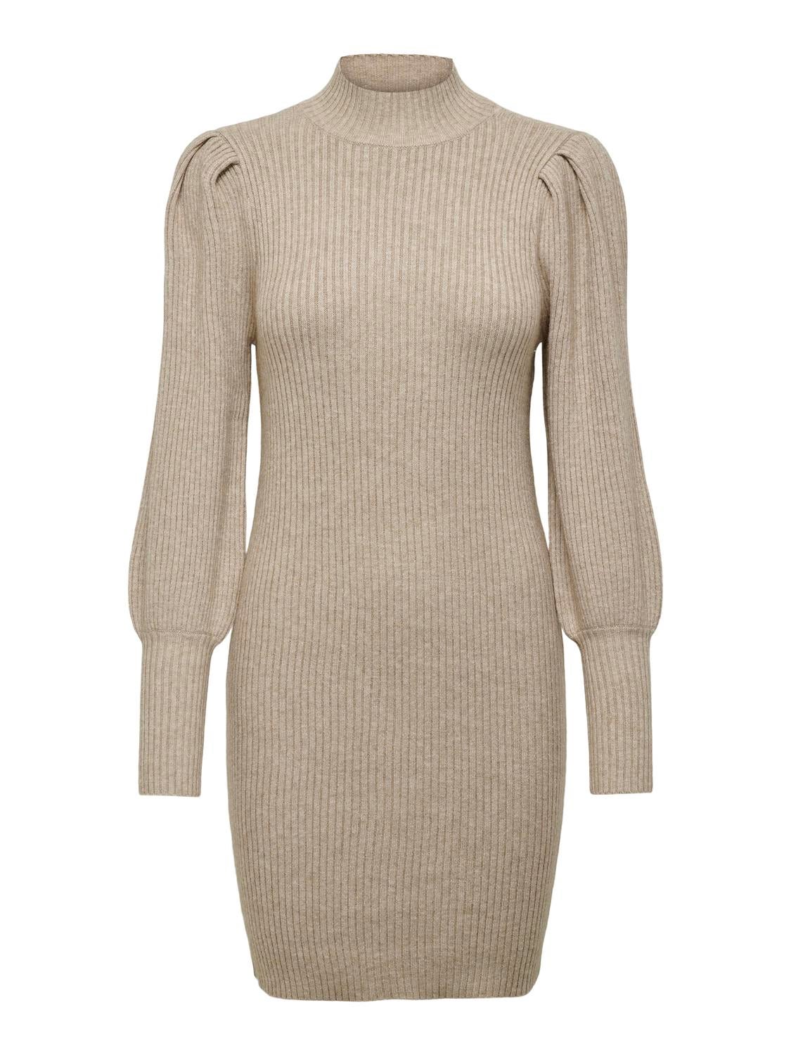 ONLKATIA Langes Kleid Mocha Meringue