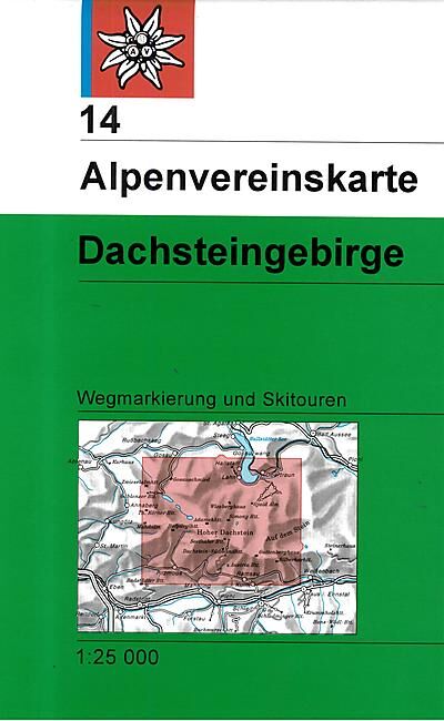 ALPENVEREIN - 14 DACHSTEINGEBIRGE 1 25 000