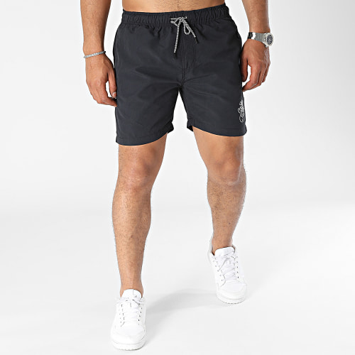Short De Bain Evil Toto Noir Blanc