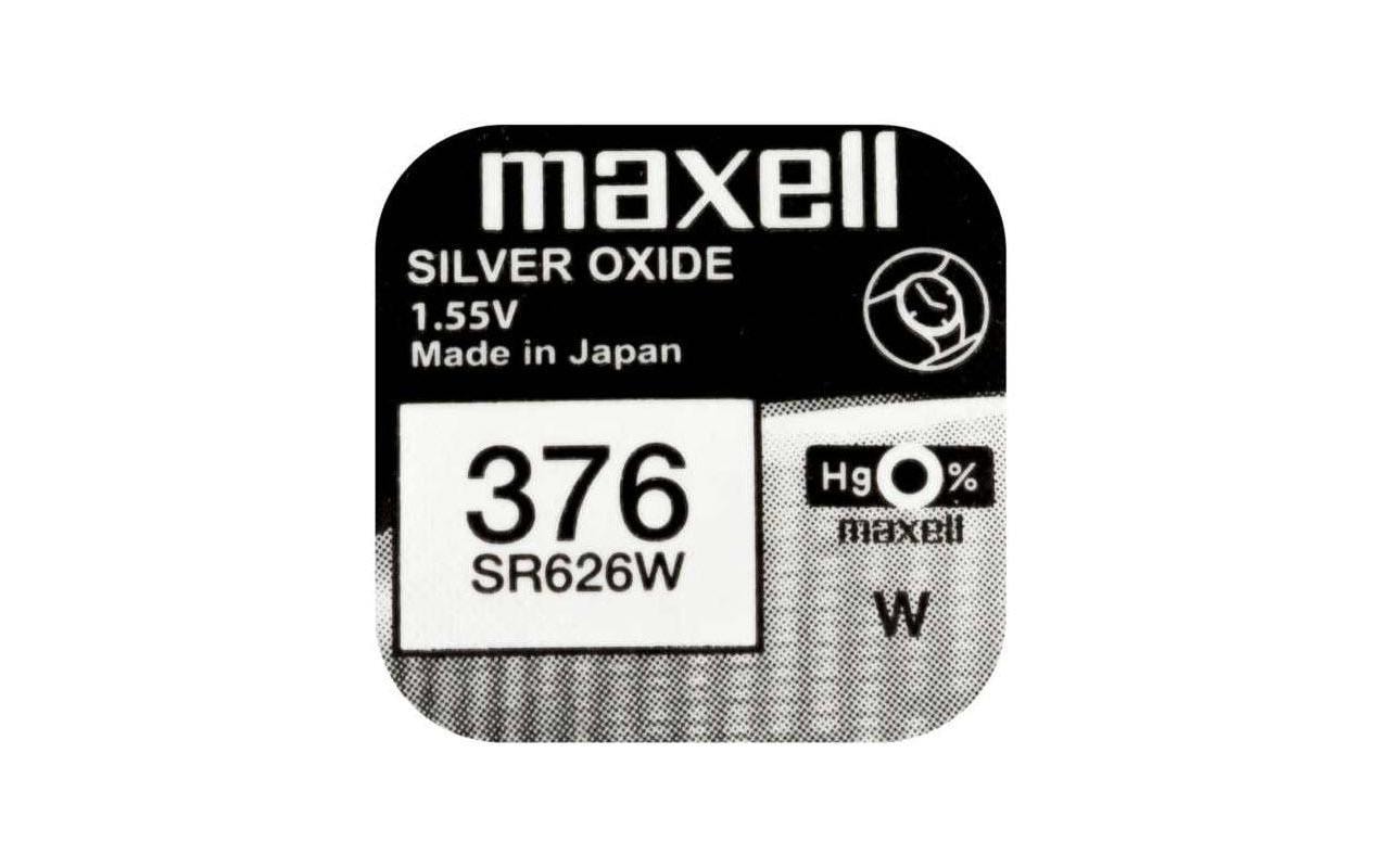 Knopfzelle 376 SR626W , 10 StückTyp SR626W (376), 1 Stück