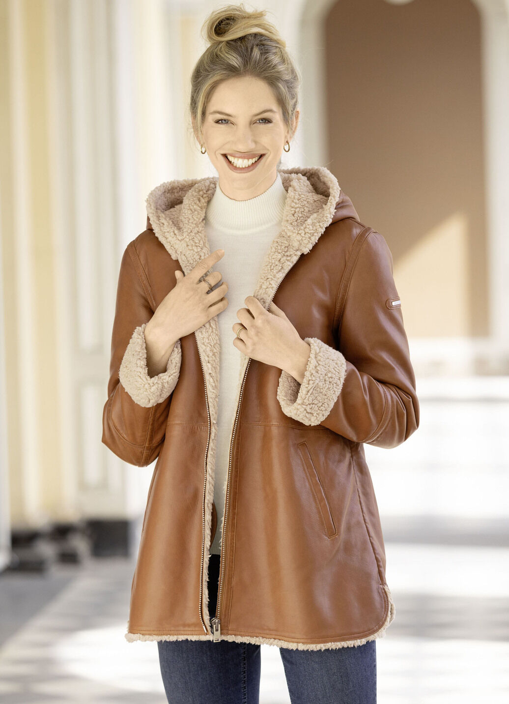 Lederjacke von «Cabrini»