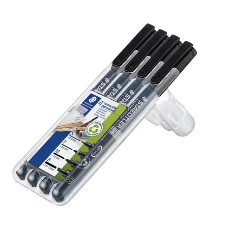 STAEDTLER® Lumocolor® 31 Feinschreiber Box mit 4 Stiften