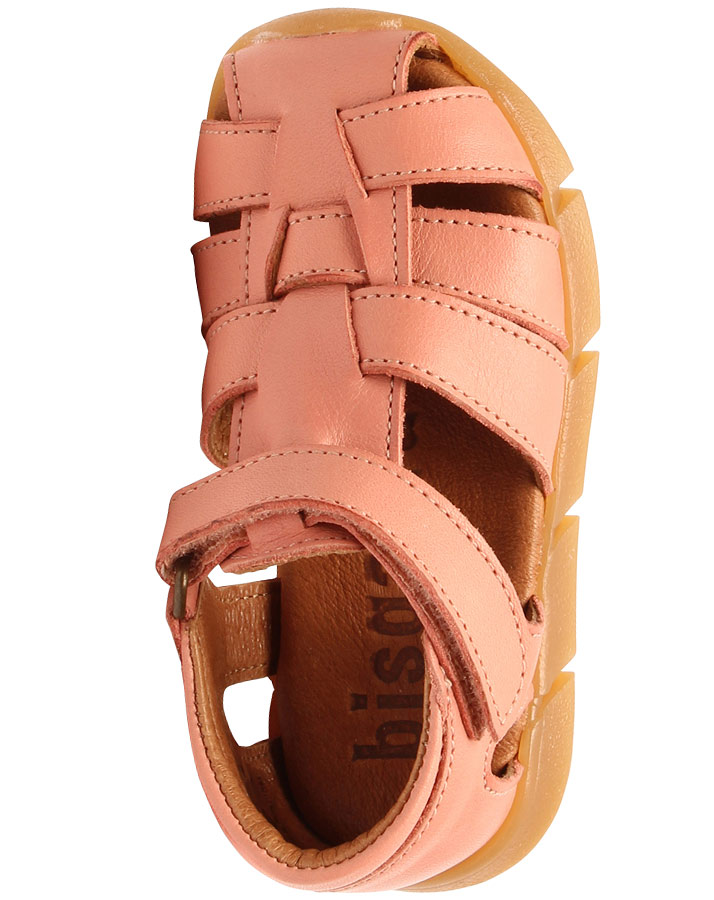 Leder-Sandalen CELIUS mit Zehenschutz in rose