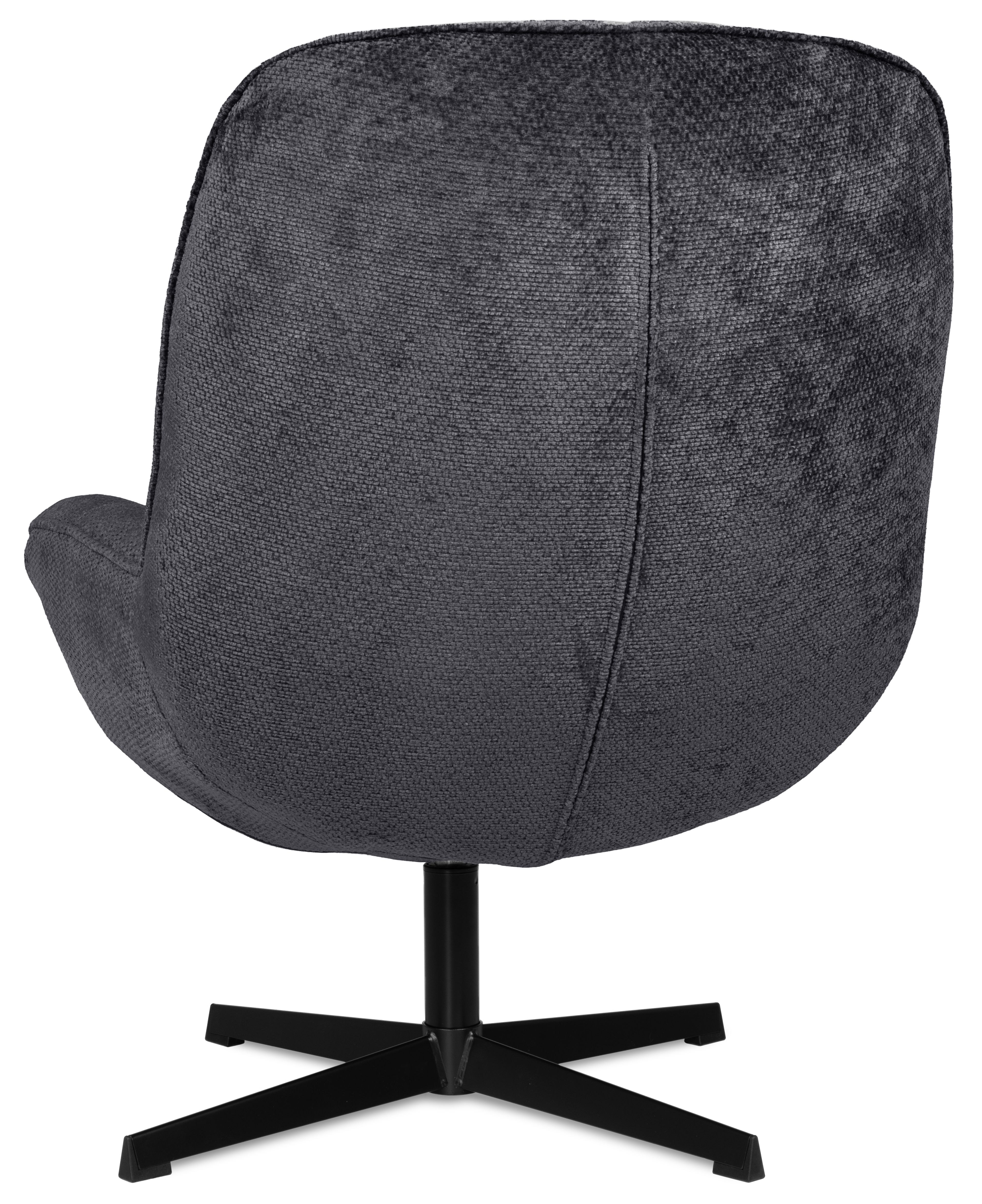 Draaifauteuil - Movie Antraciet Mellon B69.5 x D80.5 x H89 cm