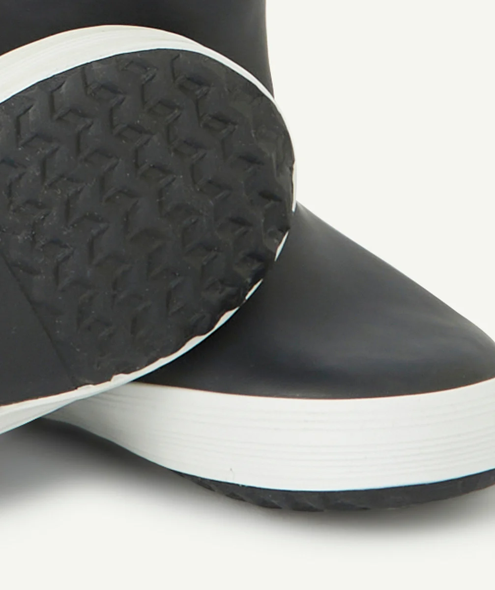 AIGLELES BOTTES PREMIERS PAS BÉBÉ MARINE DOUBLÉ SHERPA BABYFLAC