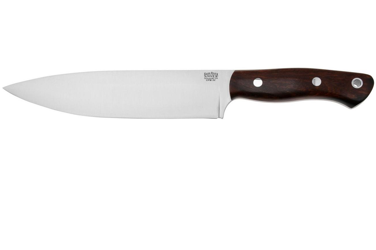 Bark River Aurora 3 06-321DIR CPM 3V, Desert Ironwood, vaststaand mes