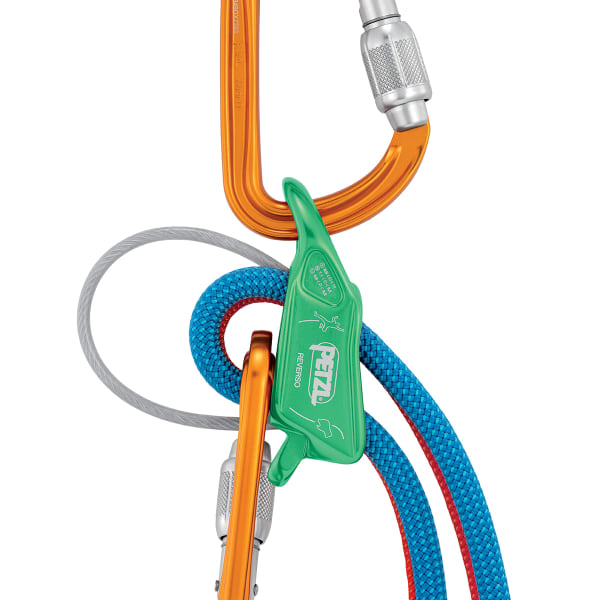 Assureur descendeur escalade PETZL REVERSO VERT