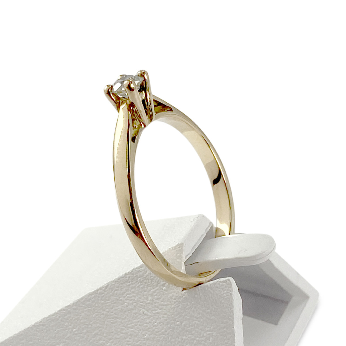 Bague d'occasion or 750 jaune diamant