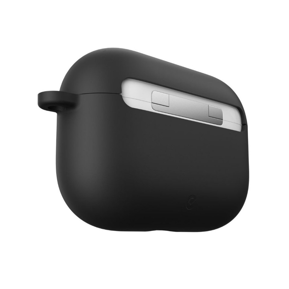 KeyBudz - PodSkinz HyBridShell Series Keychain Case - Premium hard shell triple layer case for your Airpods Pro (Color: Black)