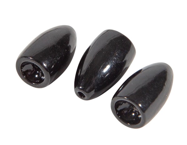 Plombs balle Ultimate Tungsten Bullet Weight Black (3pcs)