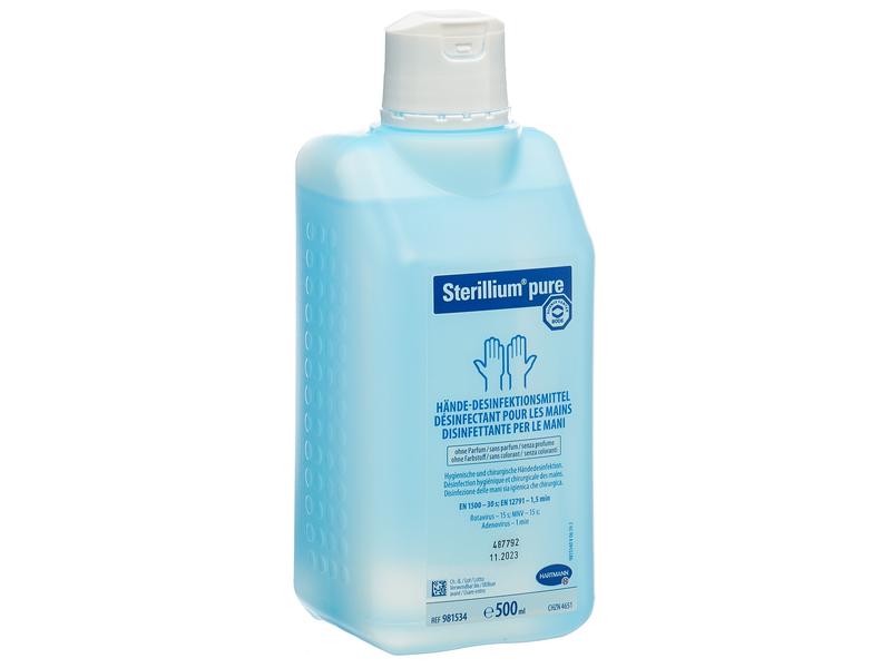 Sterillium Desinfektionsmittel Pure Hände 500 ml Gut verträgliches Händedesinfektionsmittel