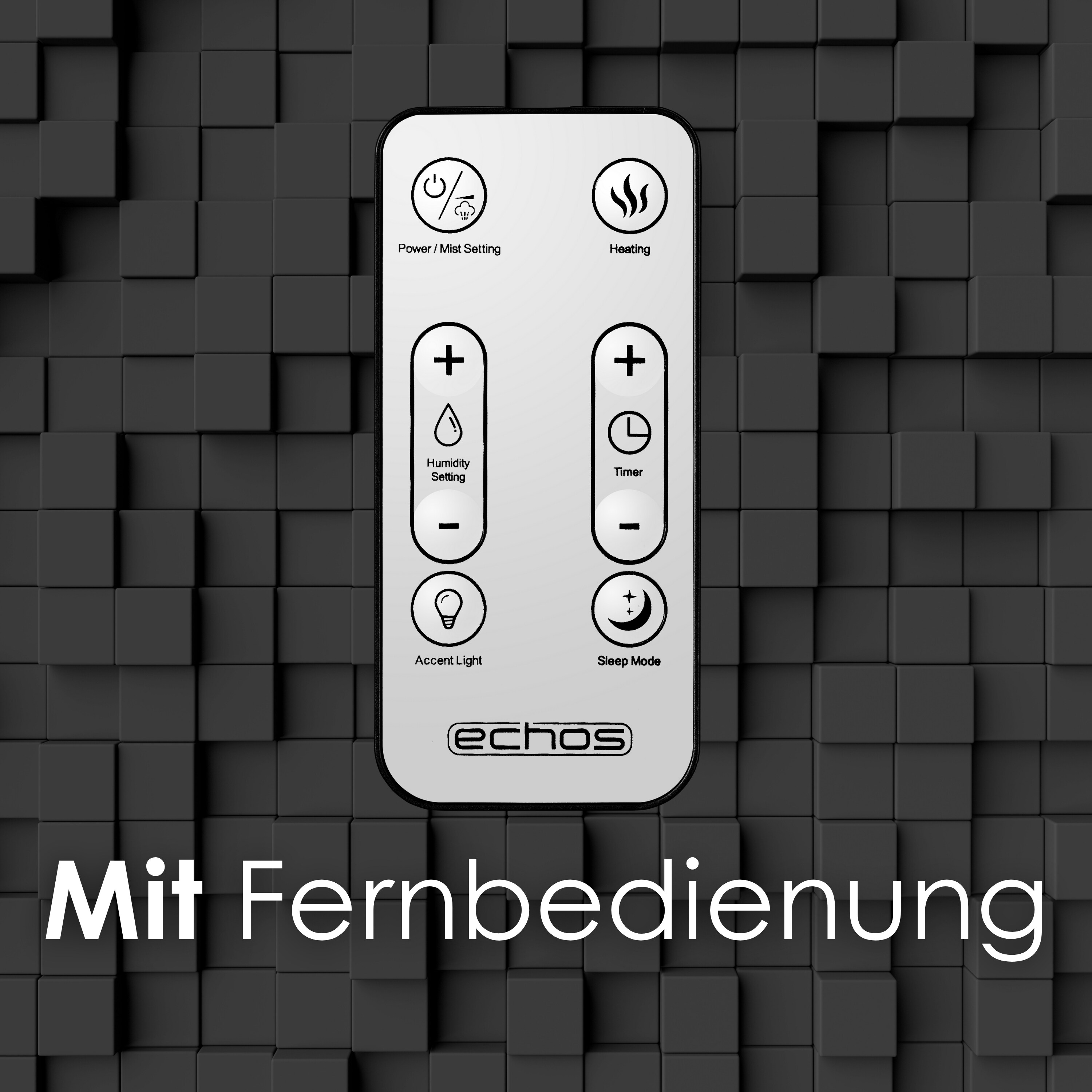Echos WLAN Ultraschall Luftbefeuchter 5L Smart Life App Fernbedienung