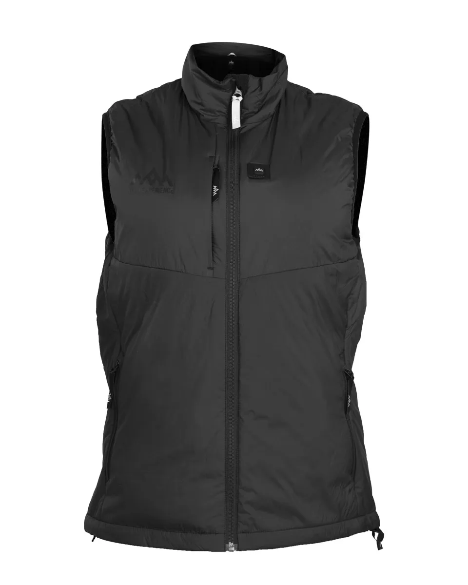 Heat Experience Women's Heated Outdoor Vest Black