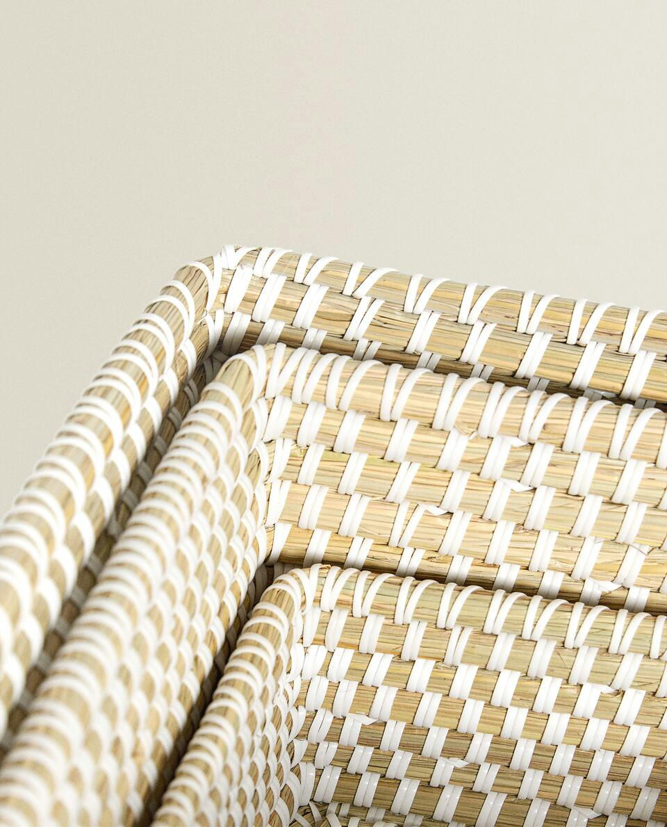 CESTA RETANGULAR DE CONTRASTE