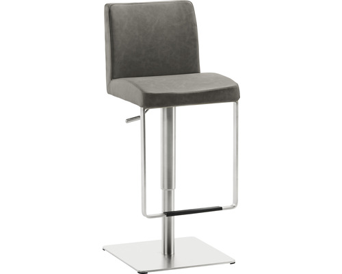 Barkruk Mayer Zitmeubelen 1260EL 40 x 45 x 87 cm RVS/modder