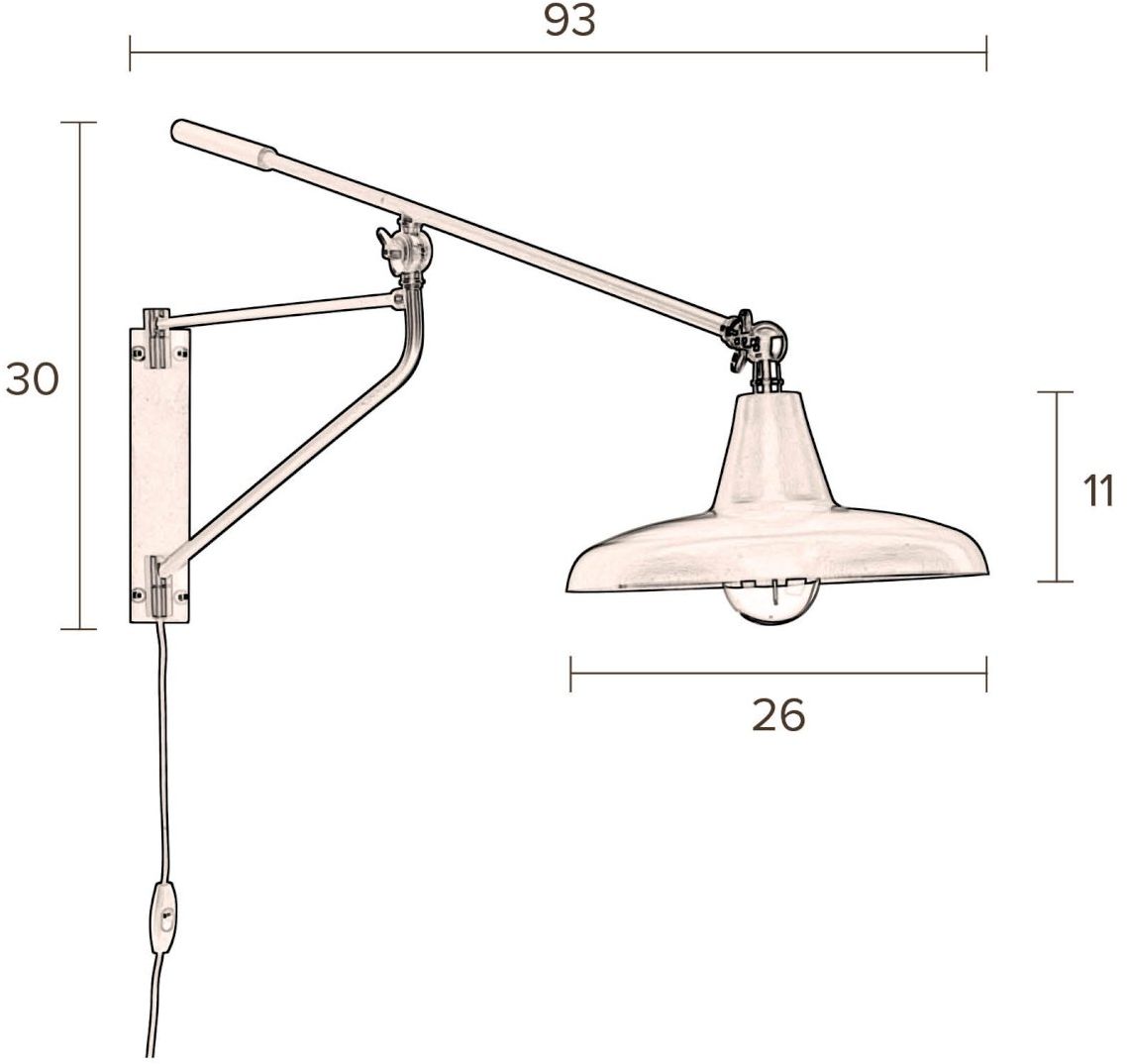 Dutchbone   Hector Wandlamp