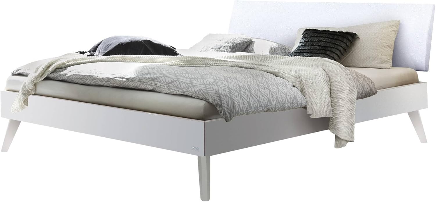 Hasena Trento Bett Pesaro weiß deckend Kopfteil weiß 160x200