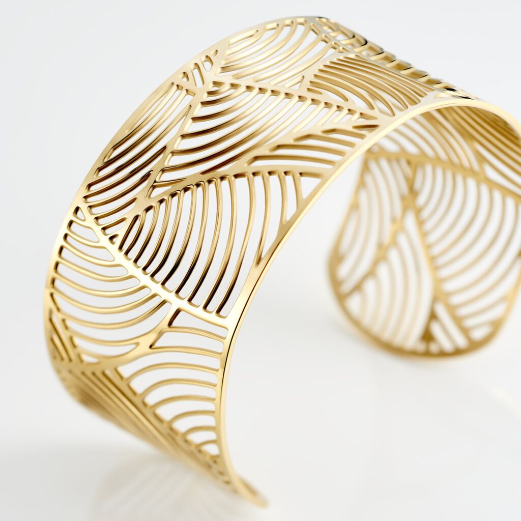 Bracelet Jonc Andor Acier Dore