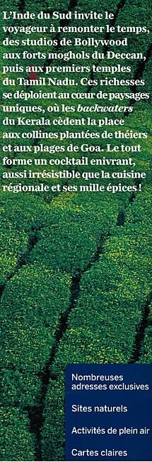 LONELY PLANET - INDE DU SUD ET KERALA EN FRANCAIS