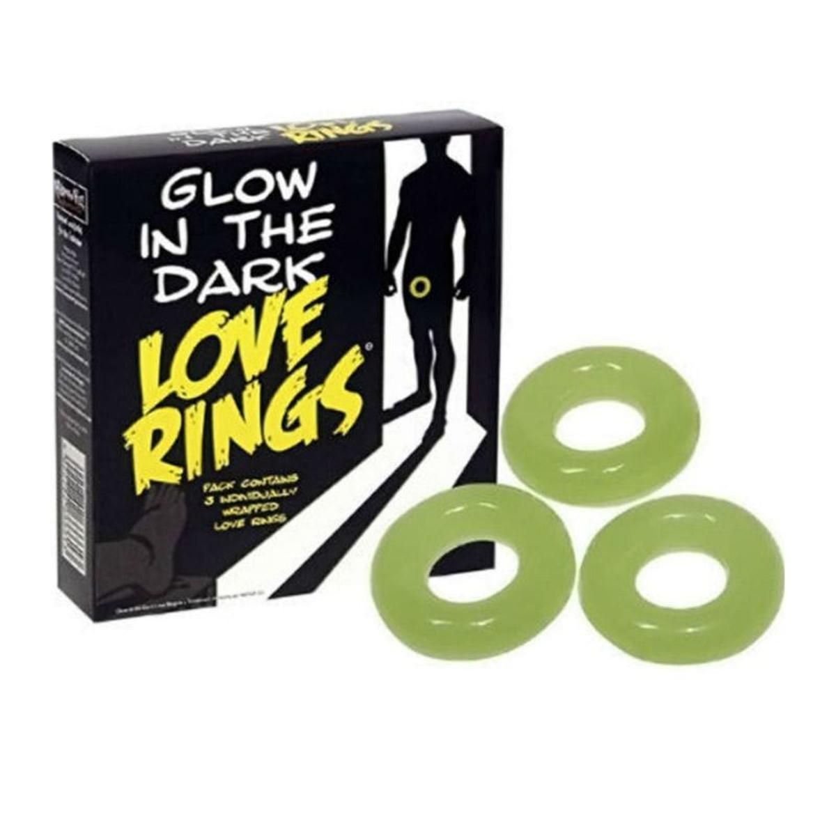 Penisringe „Glow in the Dark“, 3-er Set | Im Dunkeln leuchten | Spencer & Fleetwood