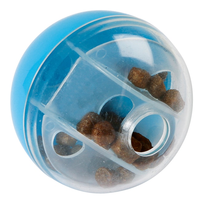 Katzenspielzeug - Snackball - blau