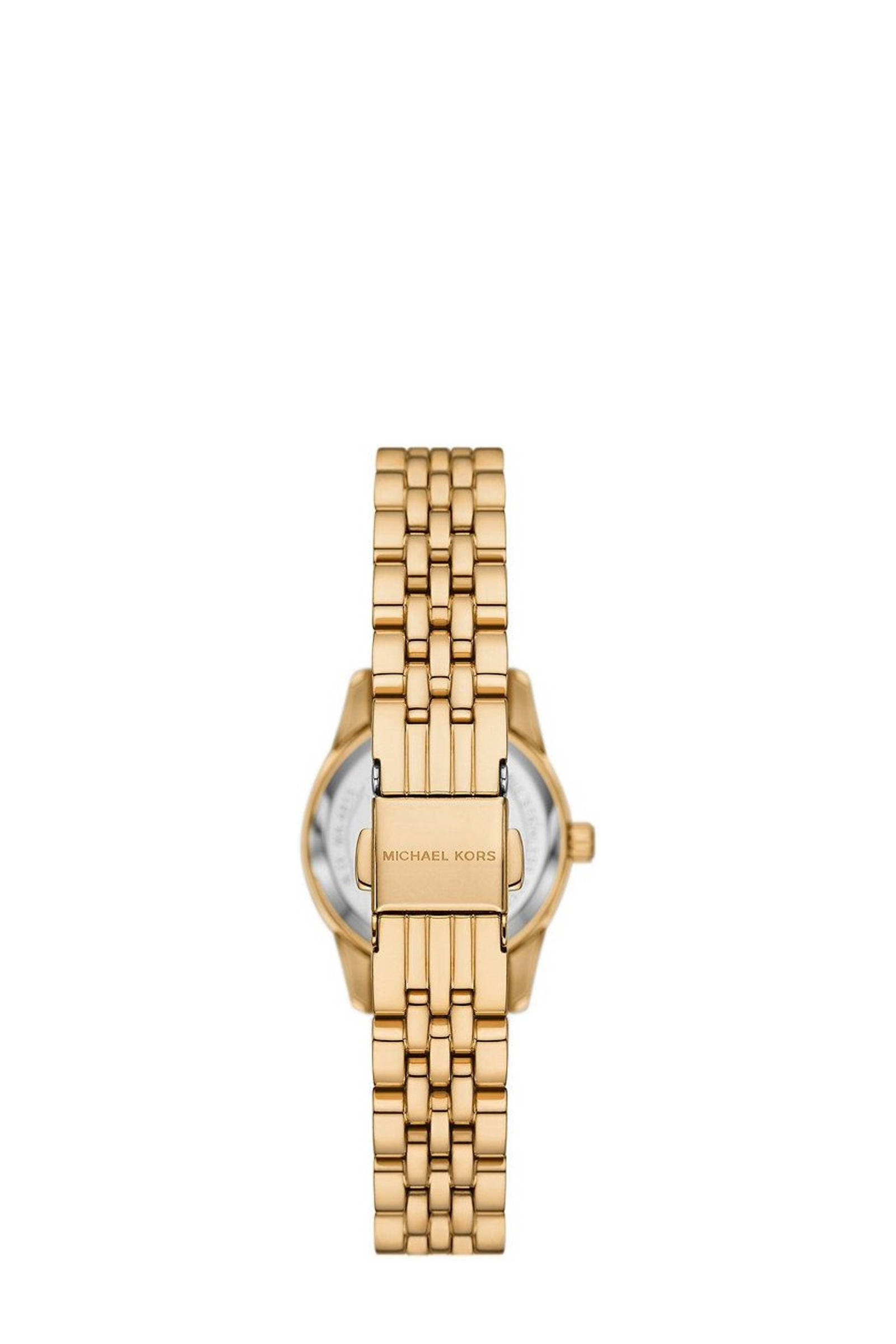 Michael Kors horloge MK4813 Lexington goudkleurig