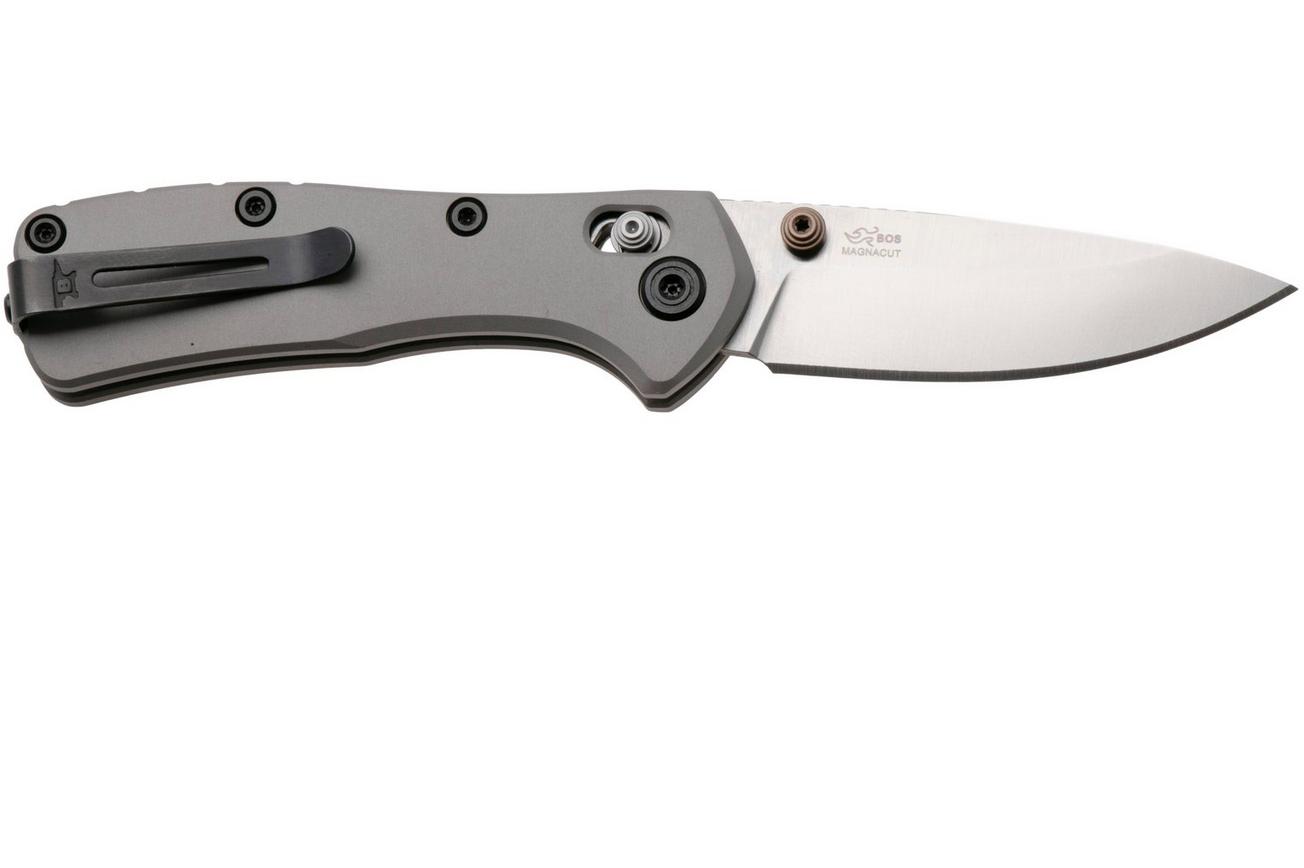 Buck 790 Mini Range Elite 0790GYS Satin MagnaCut, Gray Aluminum, zakmes