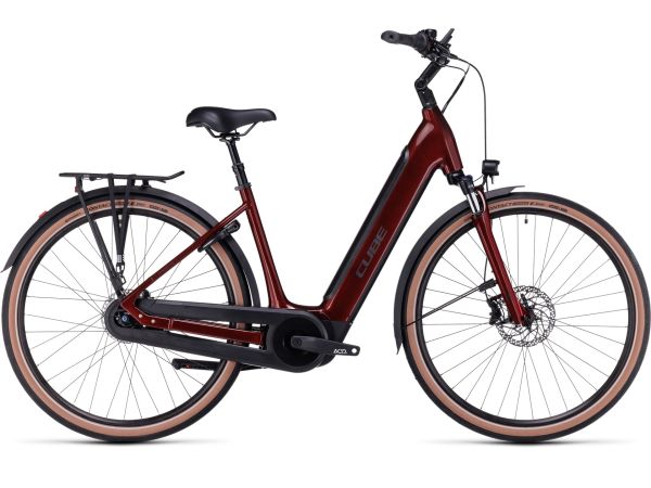 Cube Supreme RT Hybrid Pro 500 Red - Elcykel - 2023