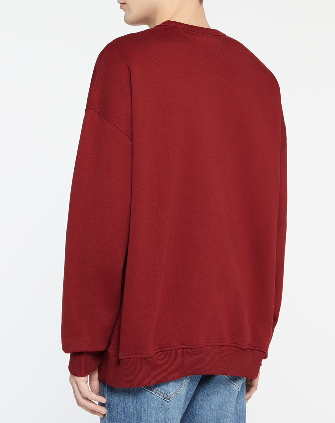 Tommy Jeans Sweat Collège bordeaux