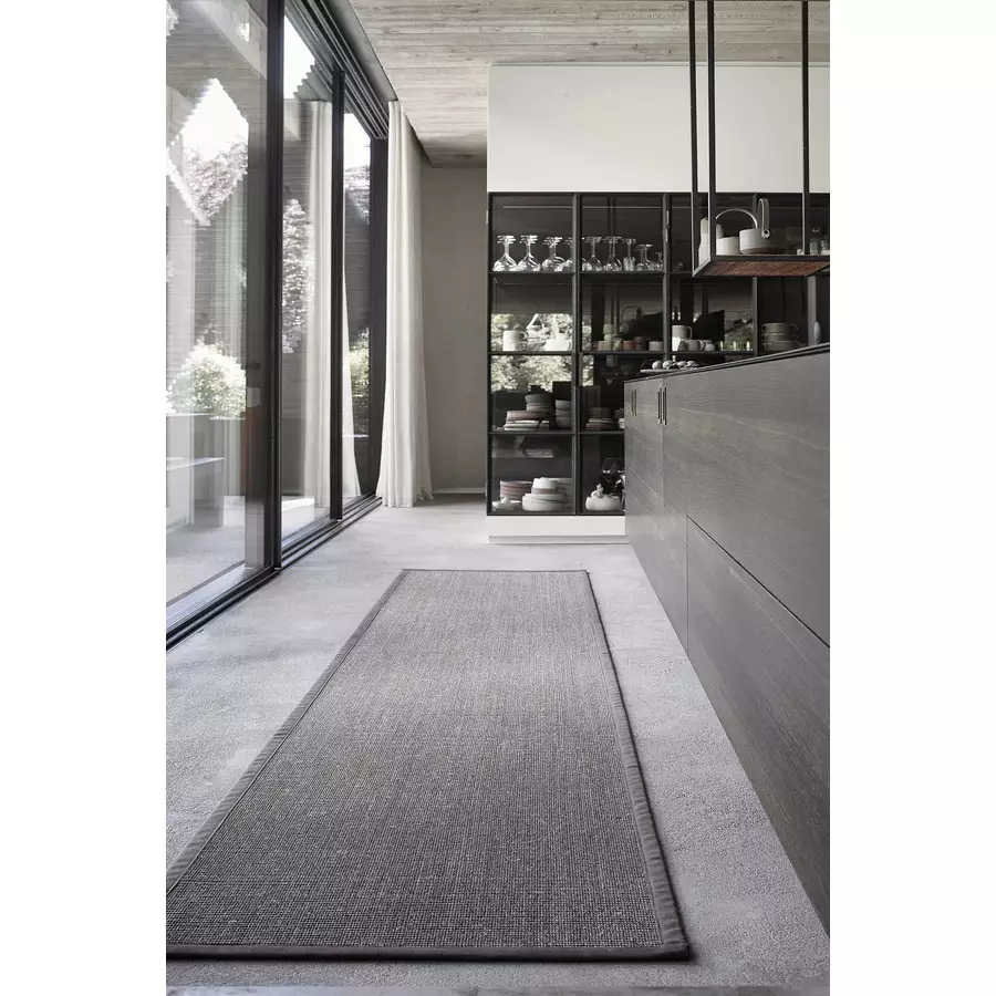 Wecon home basics Kurzflorteppich Ansgar grau