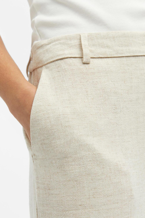 Object beige dames broek