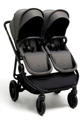 Beemoo Pro Twin 2 Søskenvogn, Mocha Grey