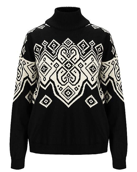 DALE OF NORWAY - PULL COL ROULE FALUN HERON SWEATER W