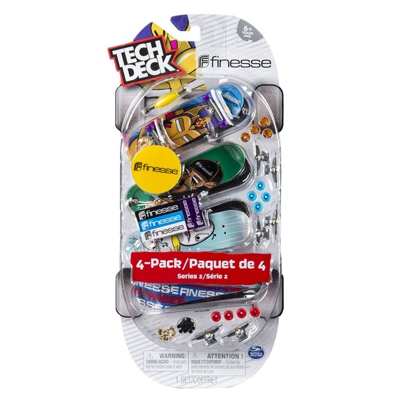 Pack 4 finger skates - Tech Deck
