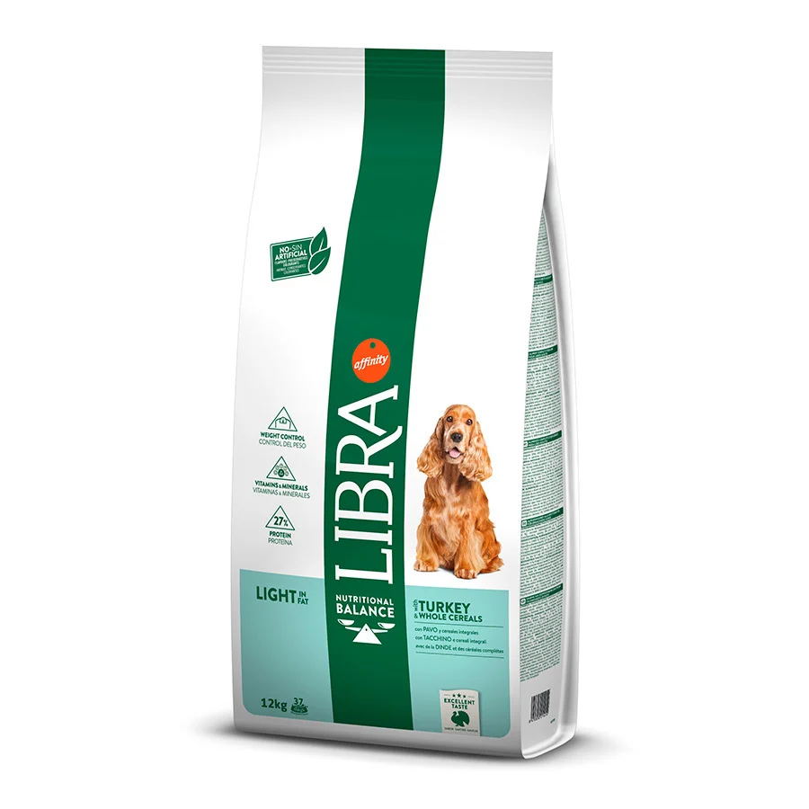 Ração Libra Adulta Leve com Peru para Cães