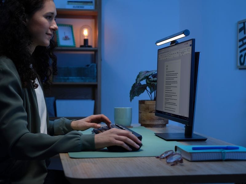 Trust Shyne Monitor-Lichtleist LED-Monitor-Lichtleiste zur Beleuchtung des Arbeitsplatzes