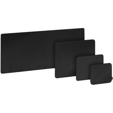 Tapis de souris de gaming, bords cousus, XXL, noir