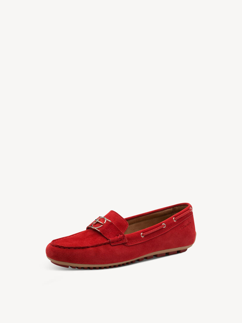 Leren Mocassin - rood