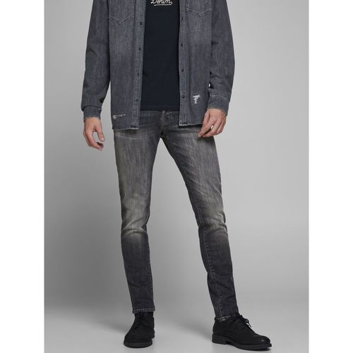 Jack & Jones - 12175890 GLEEN-BLACK DENIM Negro