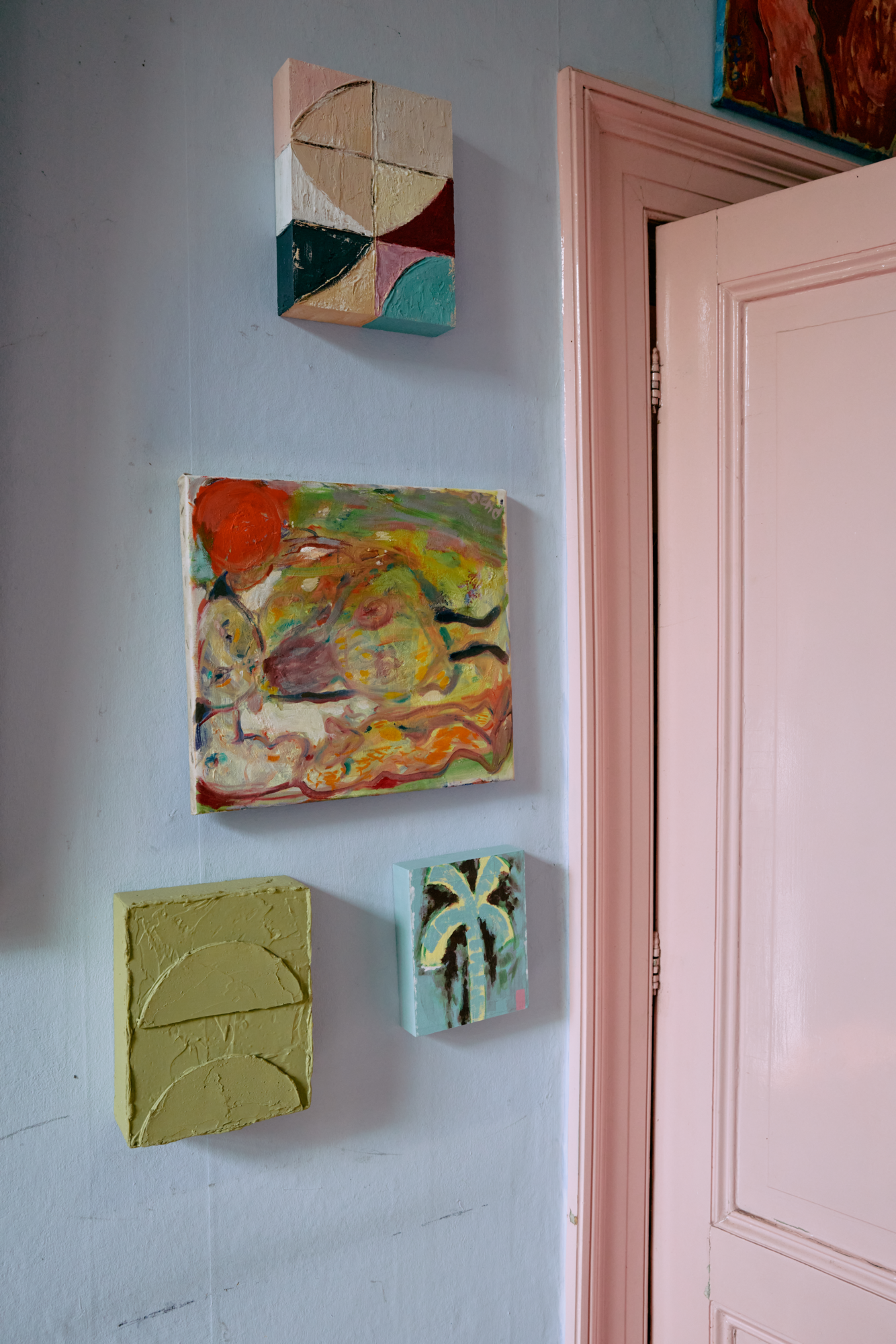 Schilderij Pocket exhibit Palmate 20x16 cm