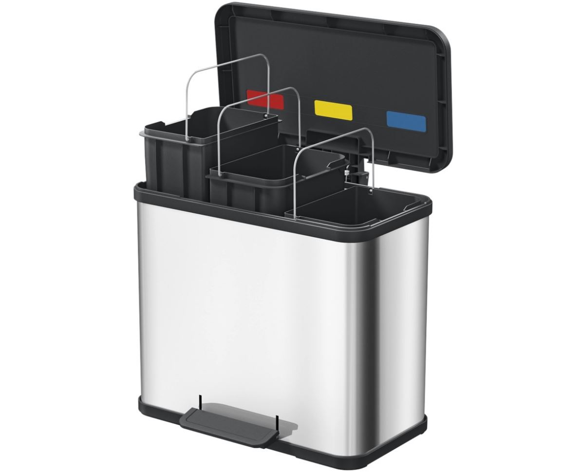 Hailo Öko Trio Plus L Prullenbak - 3x 9 liter