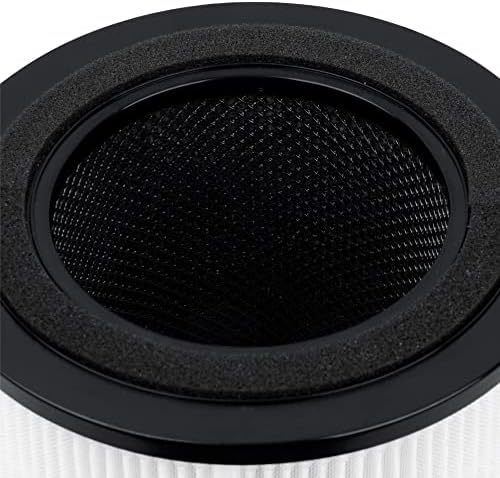 Amazon Basics   Purificateur d'air, Couvre jusqu'à 12 m², Filtres à air True HEPA et au charbon, CADR 100 m²/h, Élimine 99,97 % des allergènes (pollen, poussière, fumée), Prise européenne, Blanc : Cuisine et Maison